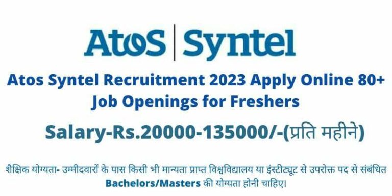 Atos Syntel Recruitment 2023