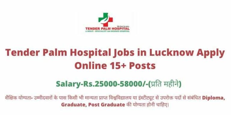 Tender Palm Hospital Jobs in Lucknow