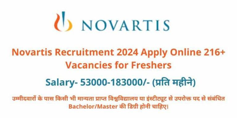Novartis Recruitment 2024